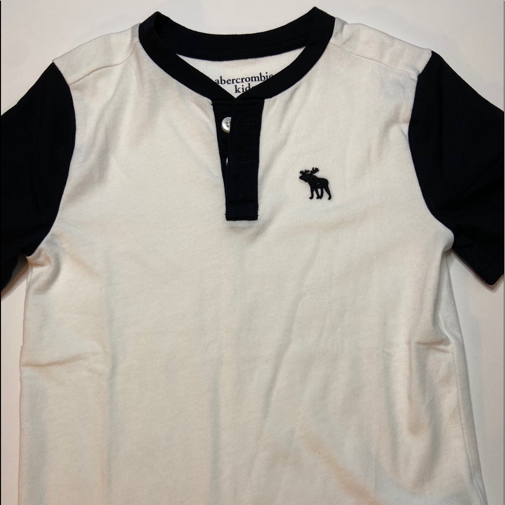 White and black short sleeve
